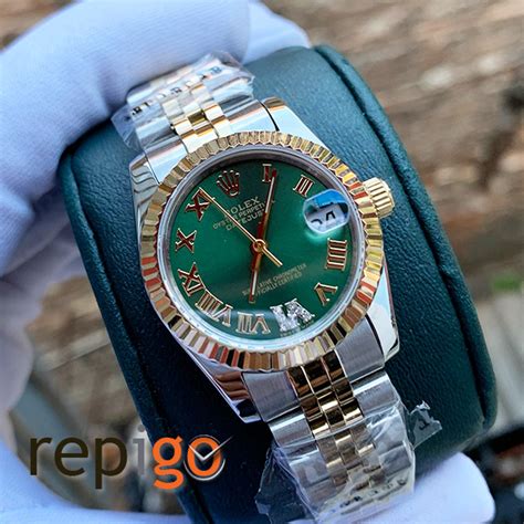 Rolex Datejust Mm Ye Il Kadran Bayan Kol Saati Repigo Saat