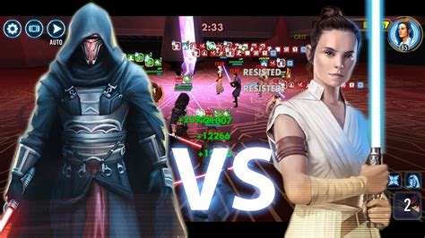 Arena Testing 14 Darth Revan Defeat GL Rey YouTube