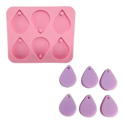 Molde Silicone Sabonete Pingente Gota Cavidades Mercadolivre