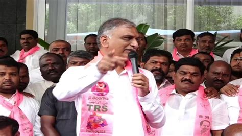 LIVE Harish Rao Press Meet At Patancheru BRS Live FEED YouTube