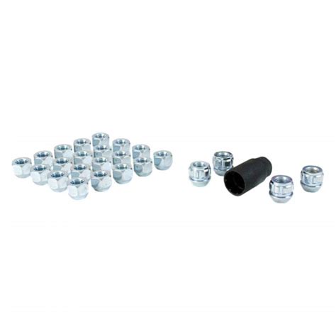 Gorilla Automotive Chrome Cone Seat Acorn Open End Lug Nut And