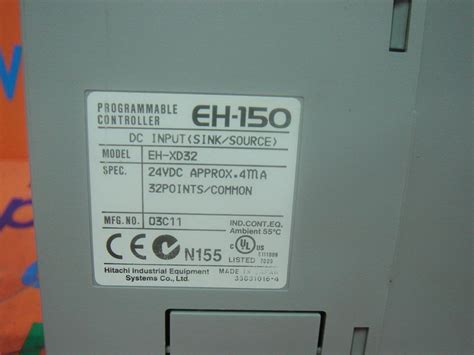 Hitachi Dc Input Eh Xd Plc Dcs