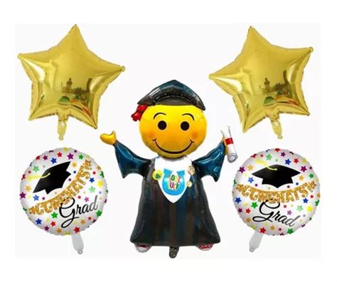 Kit Globos Met Licos De Graduaci N Con Pz