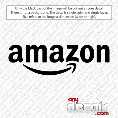 Amazon Logo Decal Sticker - AnyDecals.com