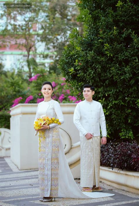 Myanmar Costume Korean Wedding Photography Traditional Wedding