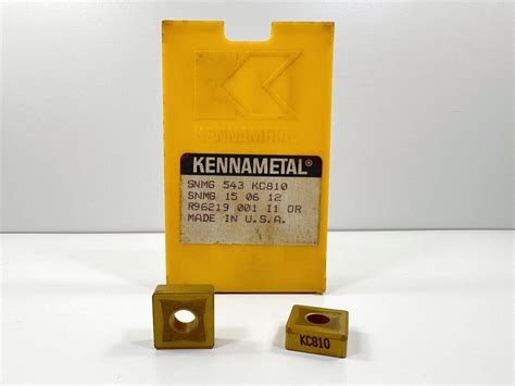 KENNAMETAL SNMG543 SNMG150612 New Carbide Inserts Grade KC810 2pcs EBay