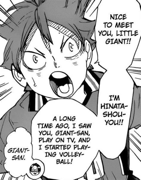 Hinata Meets Tiny Giant Hinata Haikyuu Manga Haikyuu