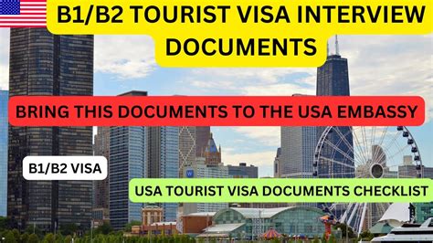 Usa Tourist Visa Documents Documents For Usa Tourist Visa Bring