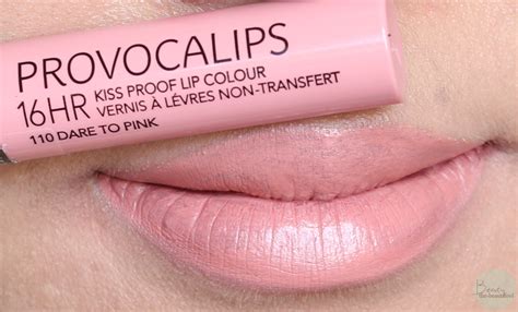 Rimmel Provocalips 16HR Kiss Proof Lip Colours In Dare To Pink Rimmel