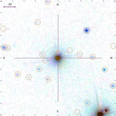 Sdss Image Of The Source Sdss J Centered Onthe