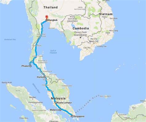 Southeast Asia Backpacking Itineraries And Routes Weeks The Poor