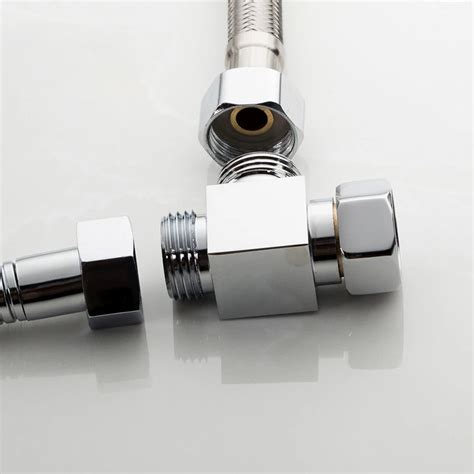 Bathroom T Adapter Tee Connector Valve Brass 3 Way Diverter Hose