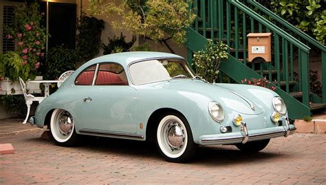 Blue Porsche Coupe 356 HD Wallpaper Wallpaperbetter