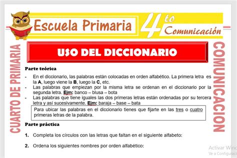 Modos Del Verbo Para Cuarto De Primaria Escuela Primaria