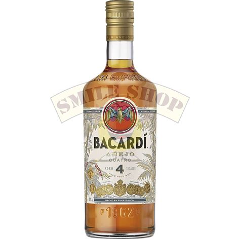 Bacardi Anejo Cuatro Yo Rum L Smile Shop Alkohole