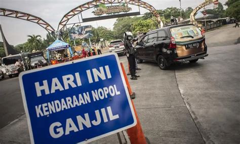 Lokasi Dan Jadwal Pemberlakuan Aturan Ganjil Genap Di DKI Jakarta Rabu