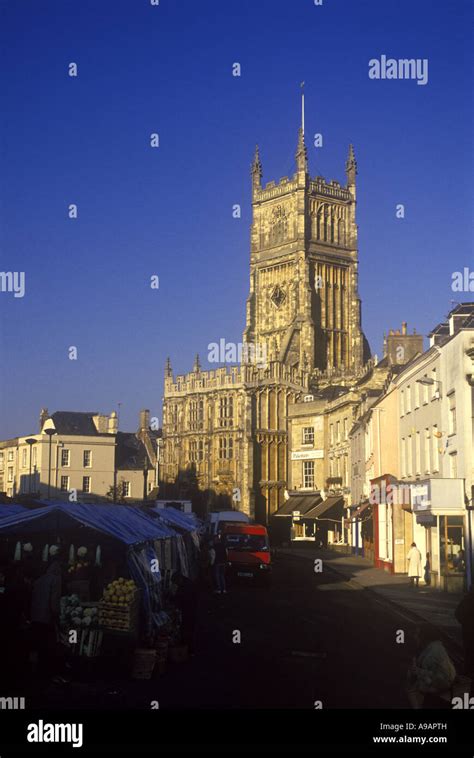 Parish Church Cirencester Village Market Cotswolds Gloucestershire