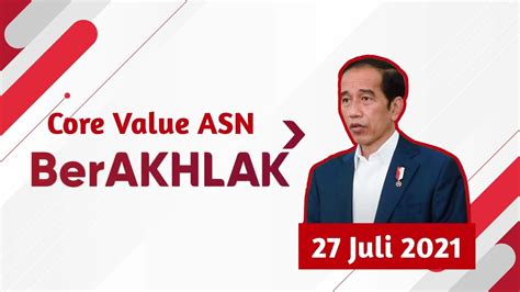 Implementasi Core Value Asn Berakhlak Youtube