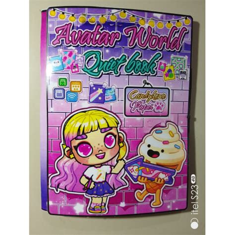 Promo Pazu Avatar World Quiet Book Paperdoll Buku Tenang Boneka Kertas