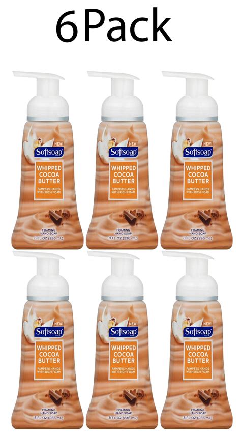 Softsoap Whipped Cocoa Butter Foaming Liquid Hand Soap 8oz 6 Pack Ebay