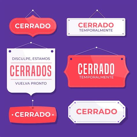 Vectores E Ilustraciones De Cerrado Espanol Para Descargar Gratis Freepik