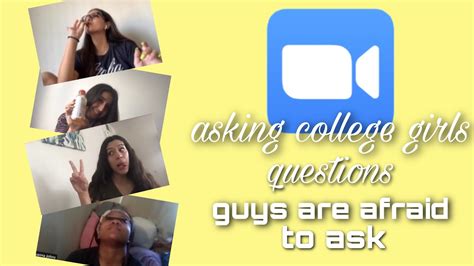 Asking College Girls Questions Guys Are Afraid To Ask Youtube