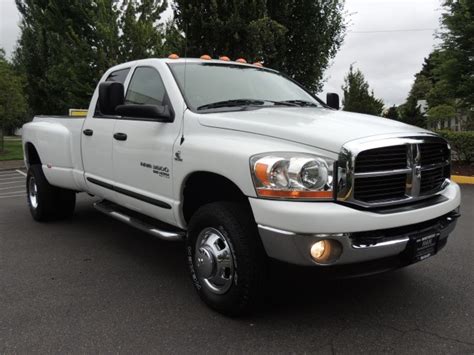 2006 Dodge Ram 3500 Slt 4x4 5 9l Diesel 6 Spd Manual Dually