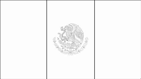 Mexican Flag Coloring Pages