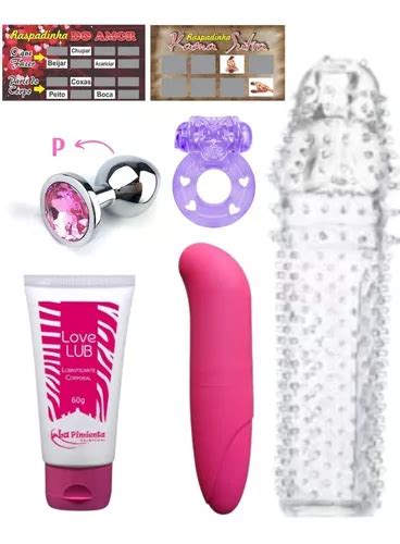 Plug Anal Vibrador Feminino Ponto G Kit Sexshop Anel Peniano MercadoLivre