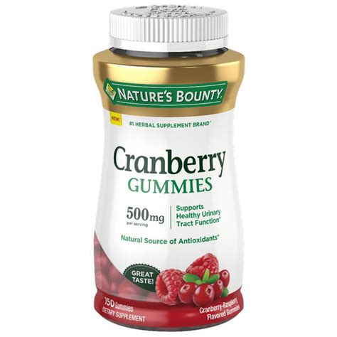 Cranberry Gummies Natures Bounty Panam