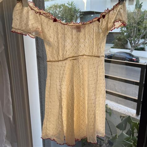 Vintage Victoria Secret Lace Lingerie Top With Rose Depop