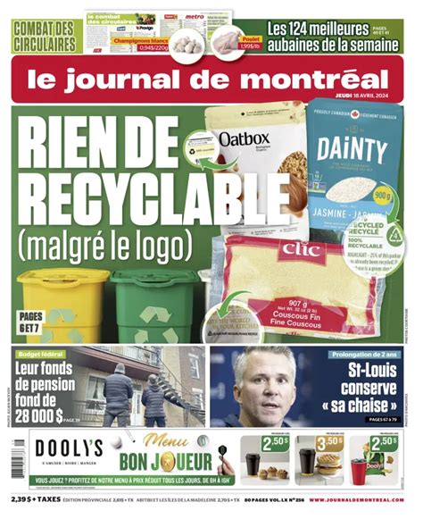 Le Journal De Montreal Subscriptions Pressreader