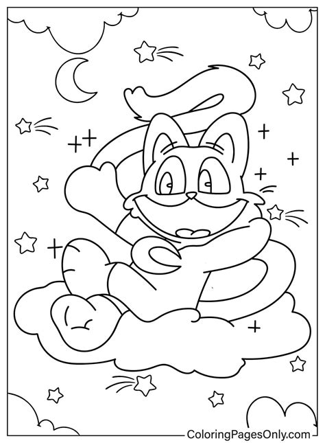 Catnap Printable Catnap Free Printable Coloring Page