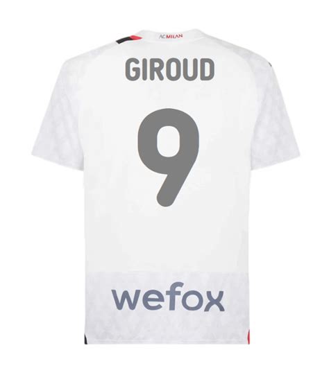 Maillot Milan Ac Giroud Ext Rieur