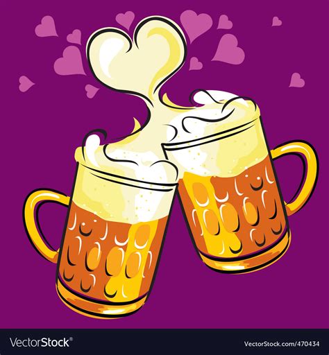 Beer Love Royalty Free Vector Image Vectorstock