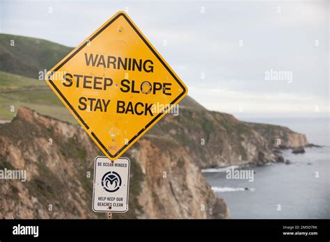 Slope Steep Warning Hazard Hi Res Stock Photography And Images Alamy