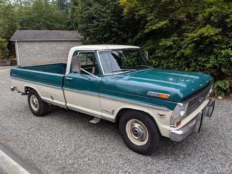 1968 Ford F 250 Camper Special Pickup For Sale On Bat Auctions Sold