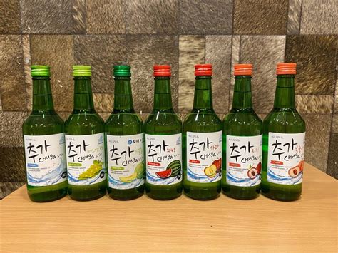 24 Bottles X With 6 Original Chuga Soju And 6 Flavours Applepeach