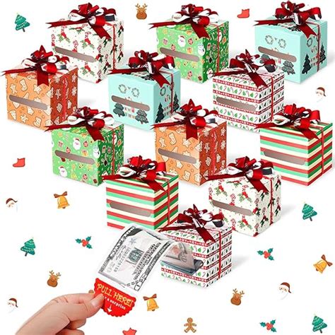 Amazon Cholemy 12 Pcs Christmas Money Dispenser And Money Box