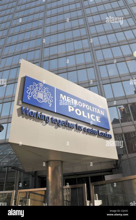 New Scotland Yard Police Headquarters London Metropolitan Police Stock