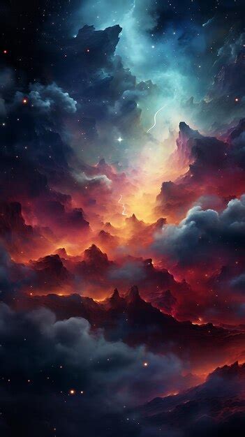 Premium AI Image | Nebulae Outer Space