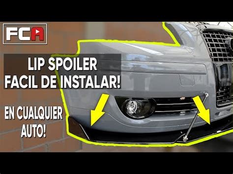 COMO PONER LIP DE AUTO FACIL YouTube