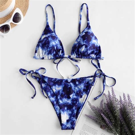 Snowsong Swim Suits Bikini Sets Print Swimsuit Lace Women S Piece High