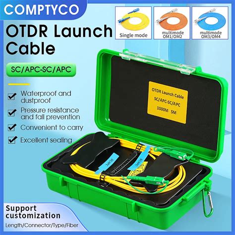 Comptyco Sc Apc Sc Apc Fiber Optic Otdr Launch Cable Box Nm