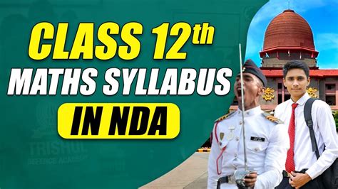 Class Maths Syllabus In Nda Important Chapters Of Math For Nda