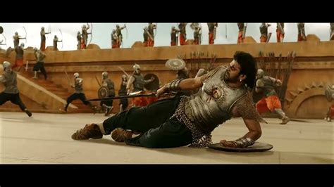 Bahubali 2 Epic Battle Flying Over The Wall Bahubali 2 Movie