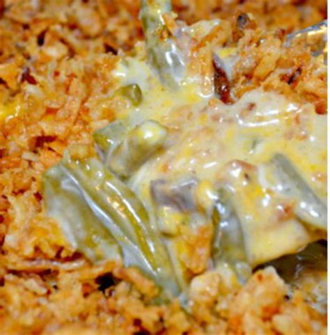 Easy Cheesy Green Bean Casserole