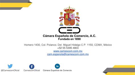 ASAMBLEA GENERAL ORDINARIA DE ASOCIADOS DE LA CÁMARA ESPAÑOLA DE