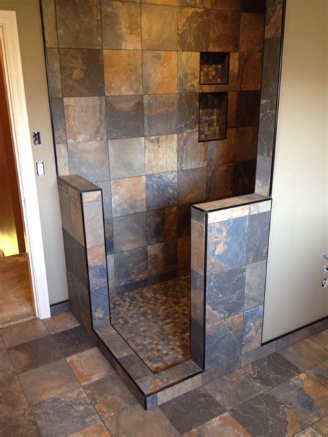 Doorless Tile Shower Blog Scotwend Homes Ltd Bathroom Design Luxury