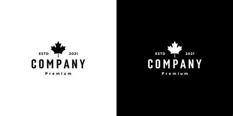 Maple Leaf Logo Vector Design 7942522 Vector Art At Vecteezy